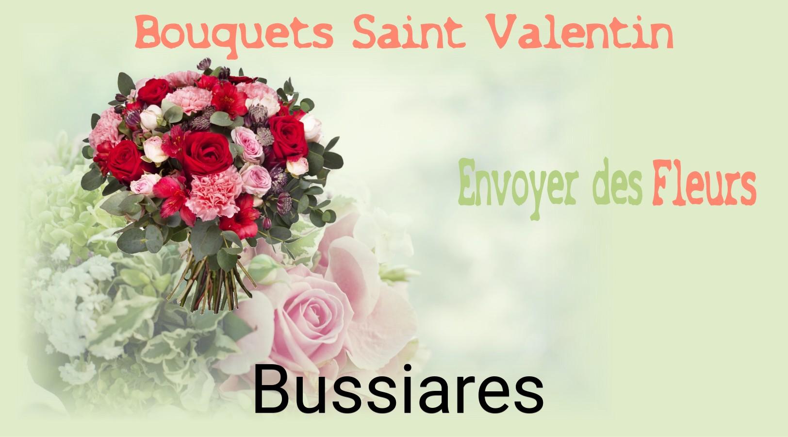 Roses de Saint-Valentin livrées à Bussiares